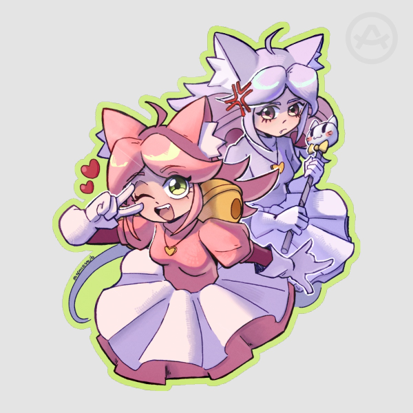 Pink | Deltarune | Die Cut Sticker 3"