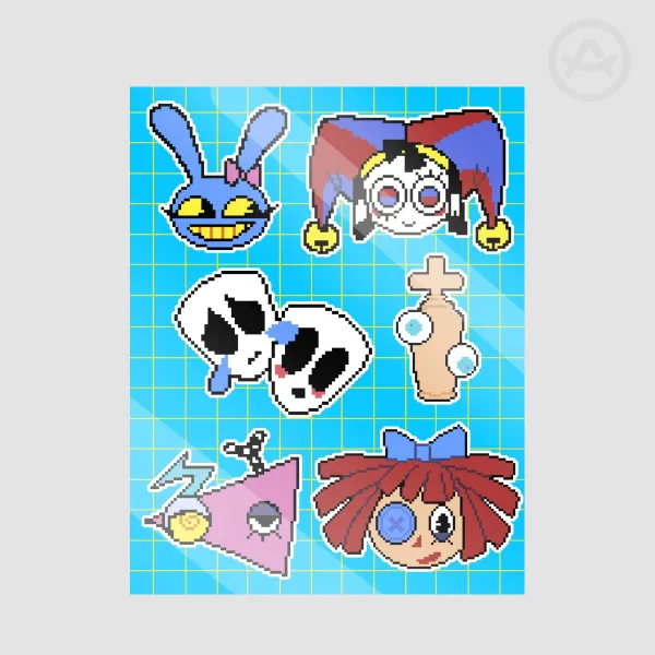 Pixel TADC Sticker Sheet