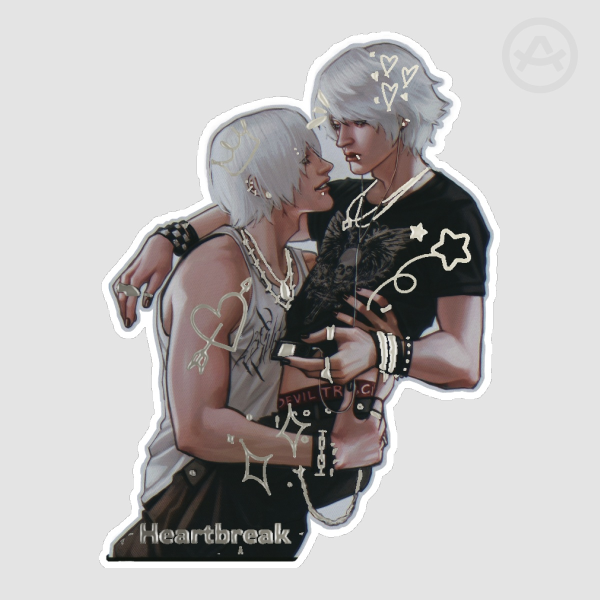[3D4N] Modern Romance Foil Sticker