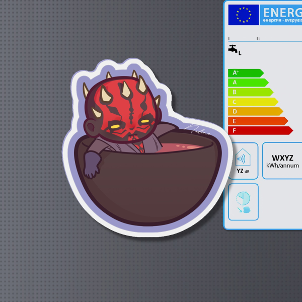 Maul tea bath Fridge Magnets