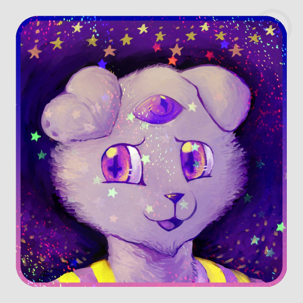 Aamon NB Pride - Holo Sticker