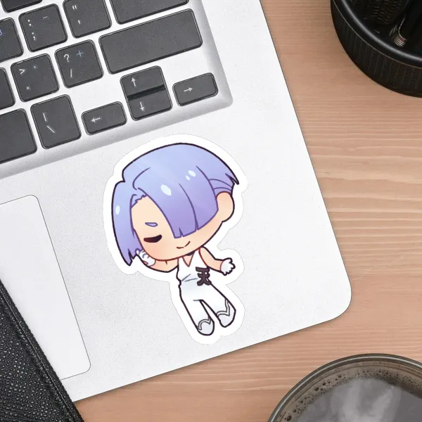 Polyester sticker