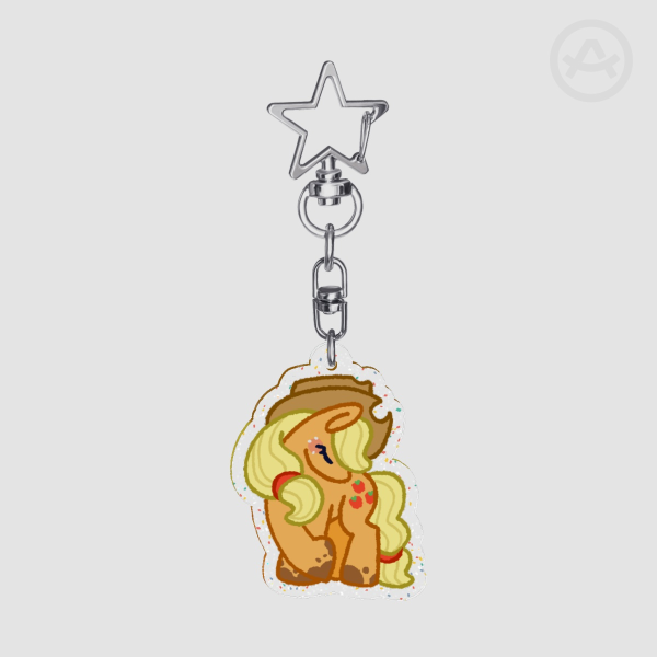 Pretty Pony AJ Keychain