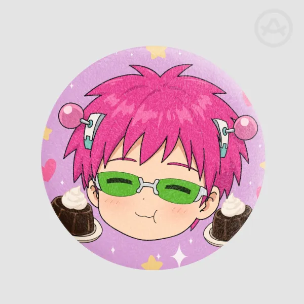 Saiki K - Plush Badges