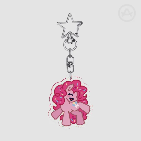 Pretty Pony Pinkie Pie Keychain