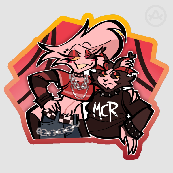 Punk Huskerdust - Clear PET Vinyl Sticker