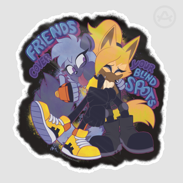 Tangle & Whisper Graffiti Sticker