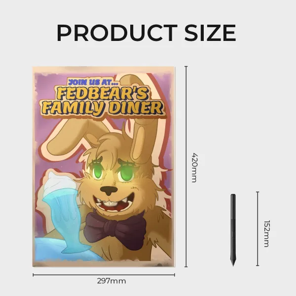 FNAF Fazbear's Family Diner Poster Print