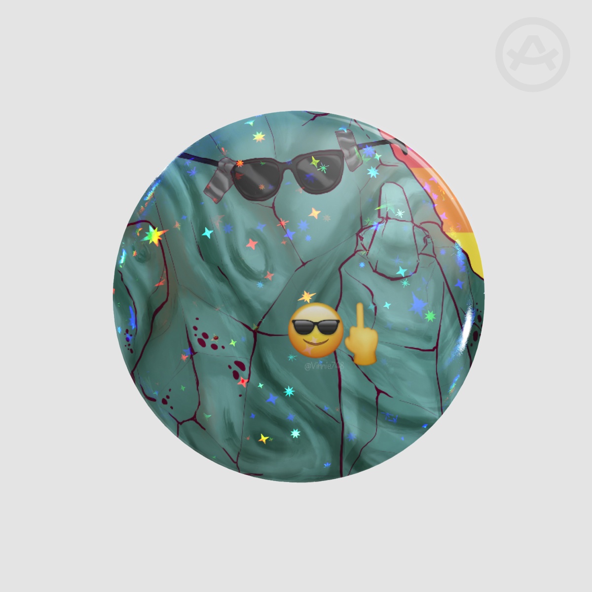 Adrian don’t give a fudge-Round Badges (Button Pin)