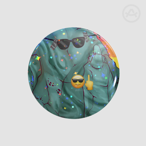 Adrian don’t give a fudge-Round Badges (Button Pin)