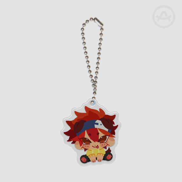 SK8 ✩ Reki ✩ Custom Epoxy Clear Acrylic Keychain