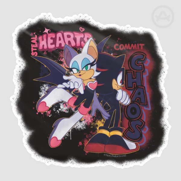 Rouge & Shadow Graffiti Sticker