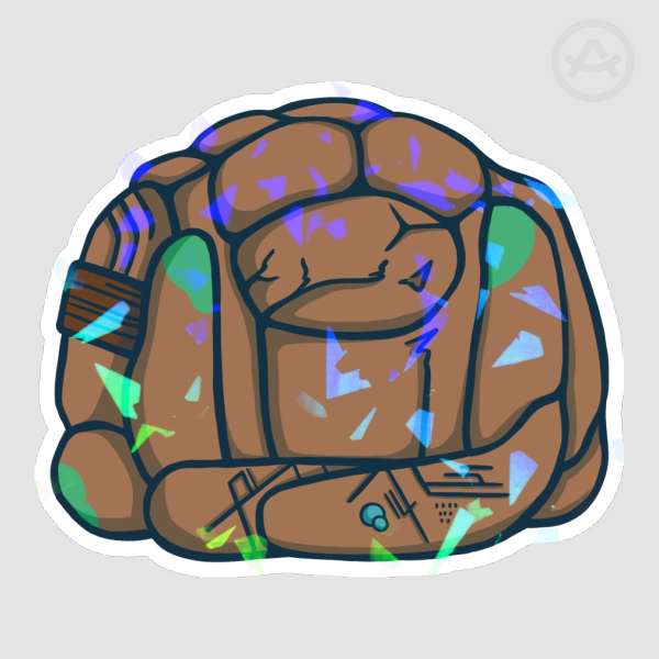 Loafing Rocky Sticker