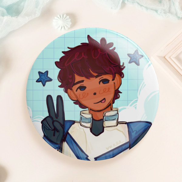 Lance Button Pin