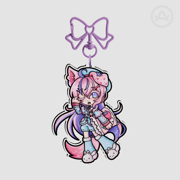 Tsuberri Glitter Acrylic Keychains