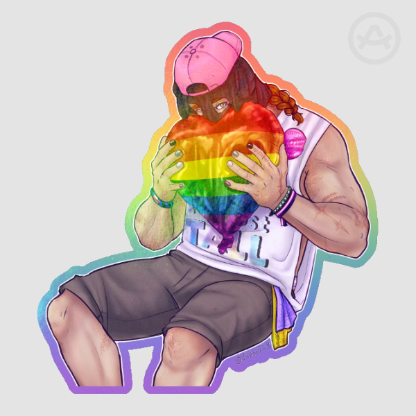 König MW2 Pride-Sticker