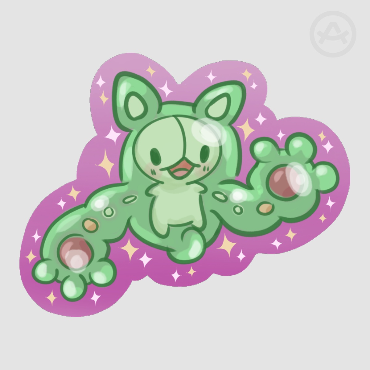 Reuniclus | Die cut sticker