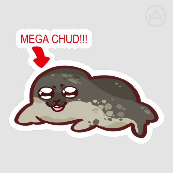 Mega Chud Seal Sticker