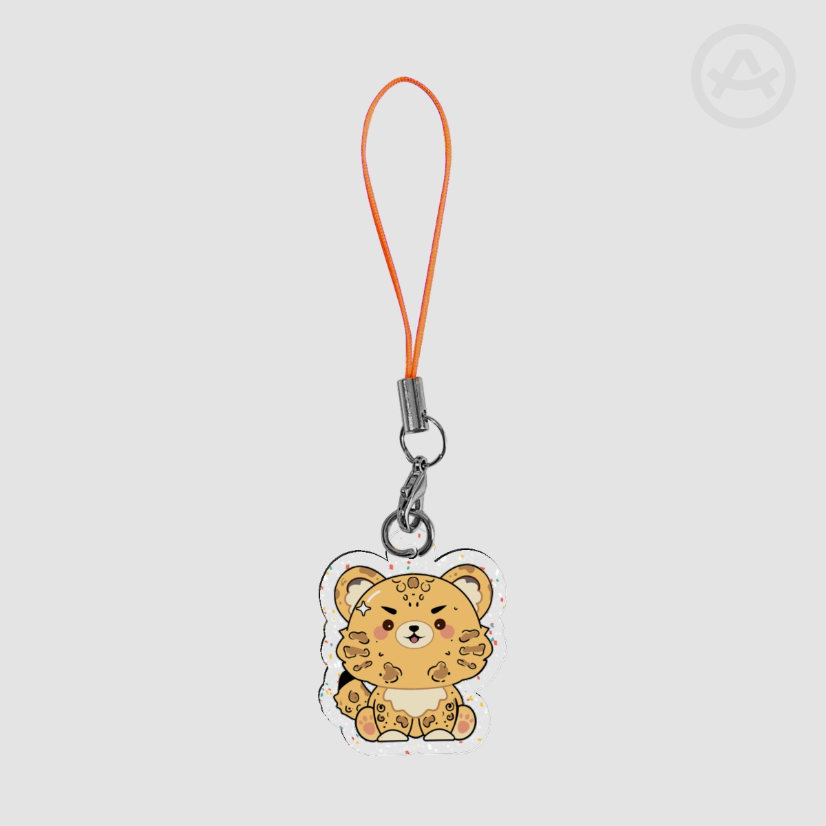 Leopardleb - Glitter Mini Phone Charm