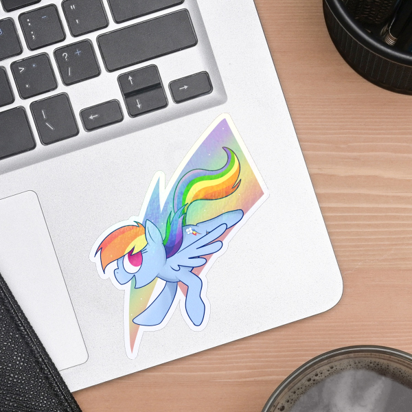 Holo Rainbow Dash Sticker