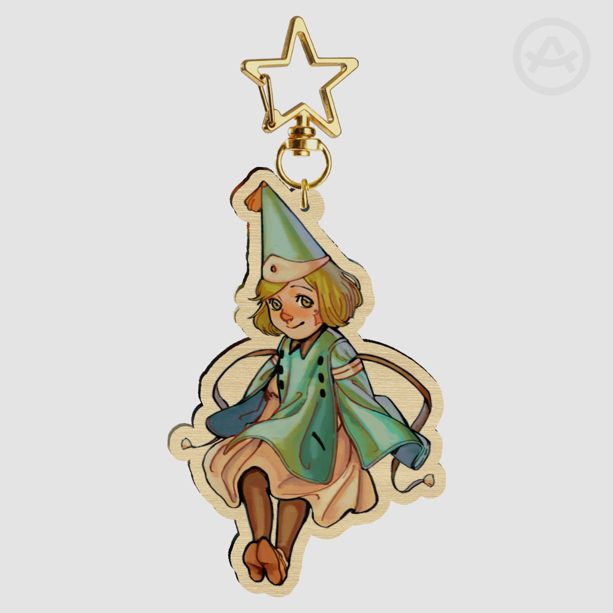 Coco Wood Keychain