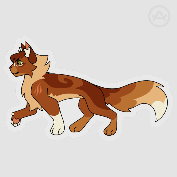 Squirrelflight Clear Vinyl Sticker