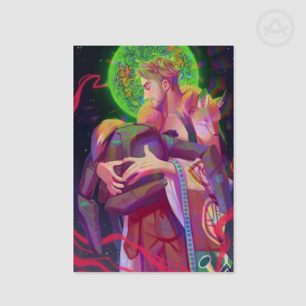 Ryland Grace and Rocky Religious - Project Hail Mary - A4 Print