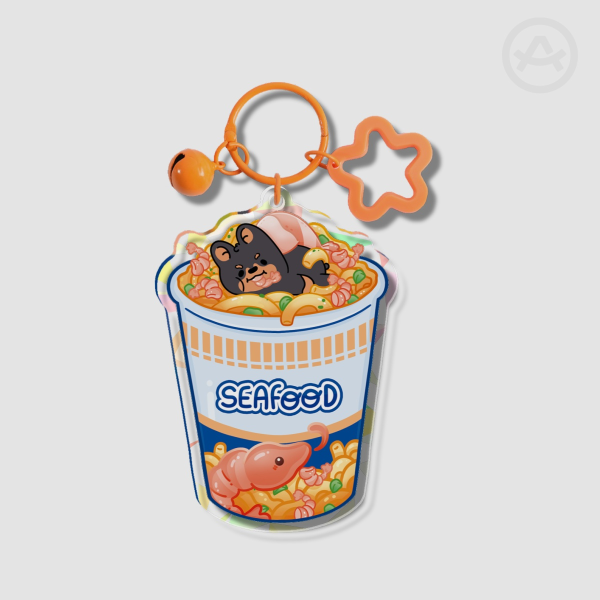 Broken Glass Acrylic Keychains