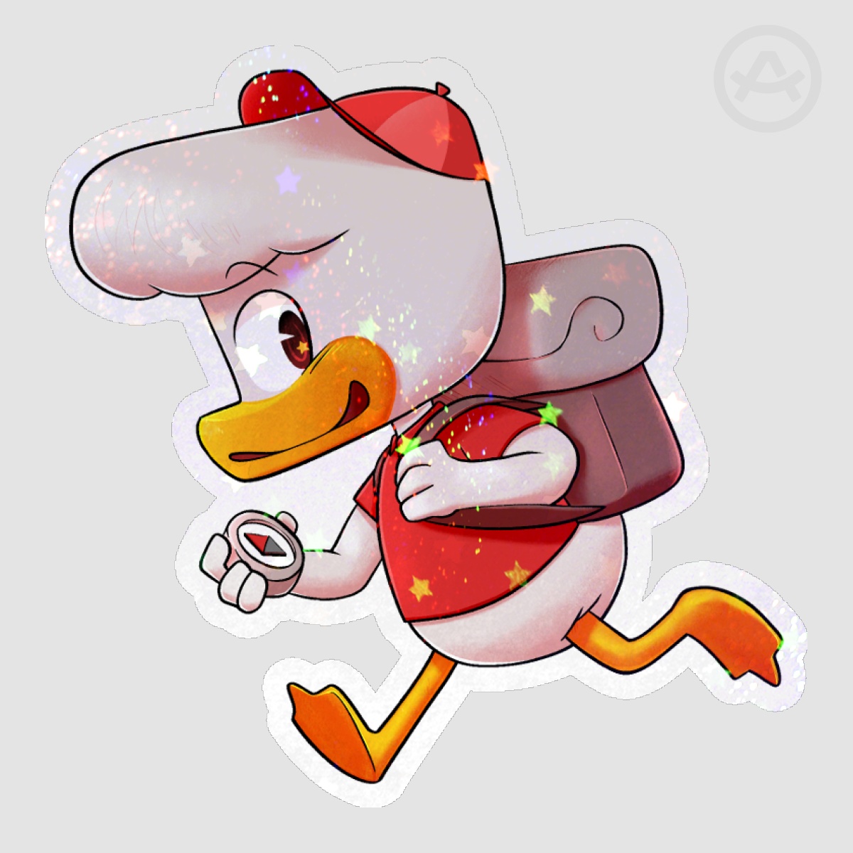 Huey Duck (DT17) Sticker