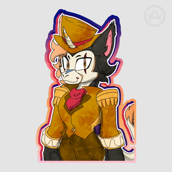 Ringmaster Nick Die Cut Sticker