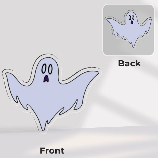 Scared Ghost Acrylic Pins