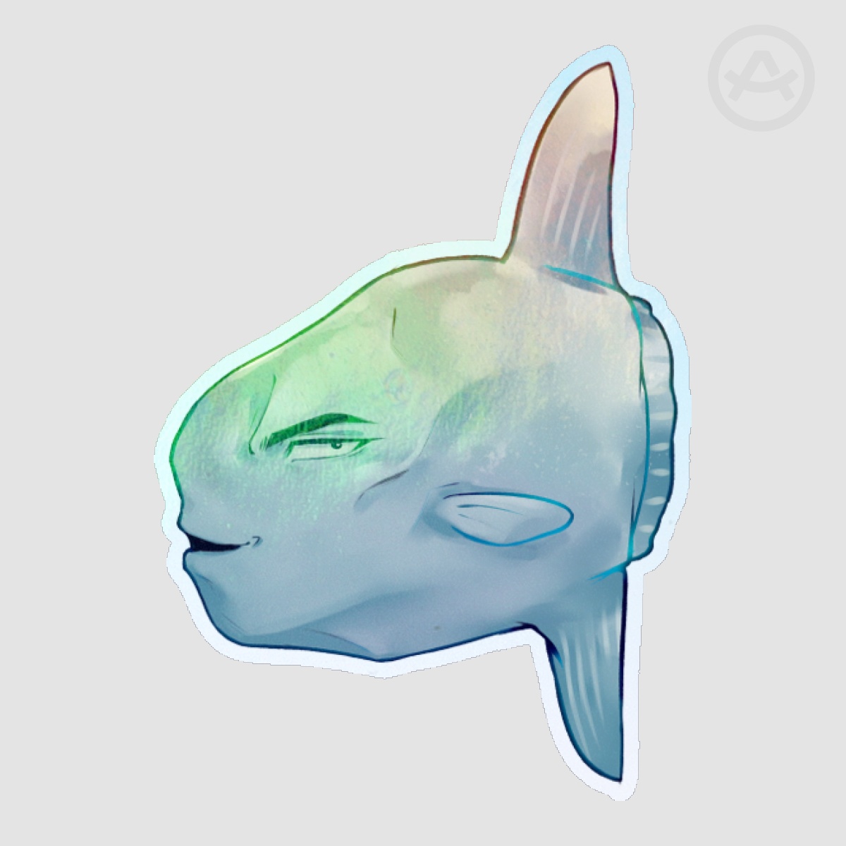 Ikemen Mola Mola Holo Die Cut Stickers - Sea Creature Lovers Unite! Collab