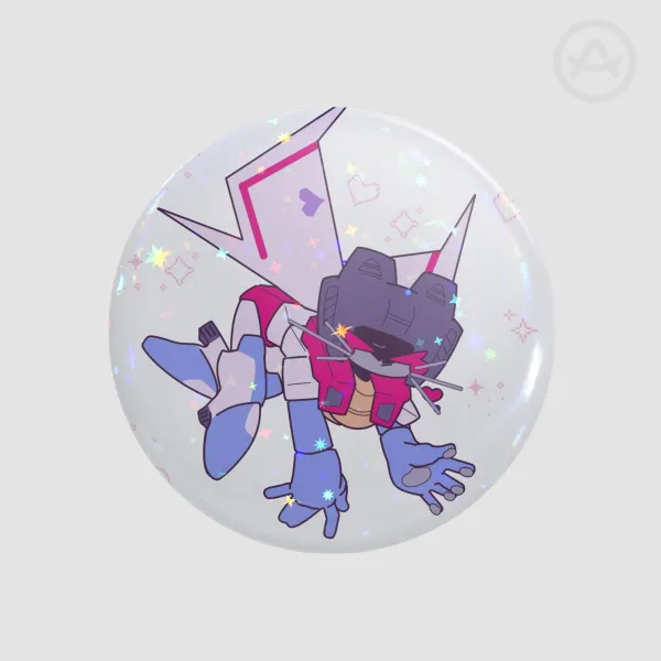 Starscream Button Pin