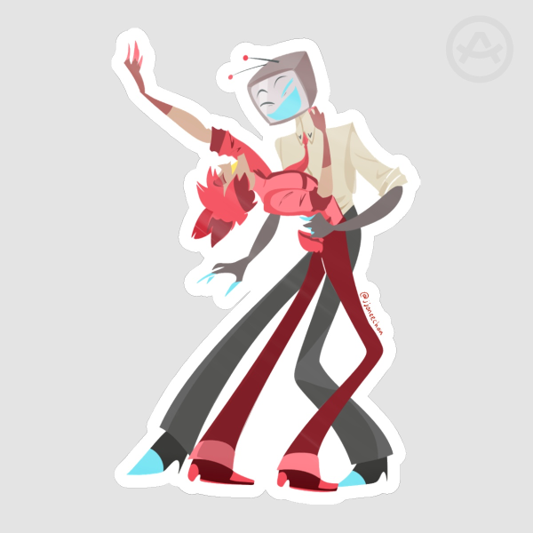 ‘Dance with Me’ Sparksduo Sticker