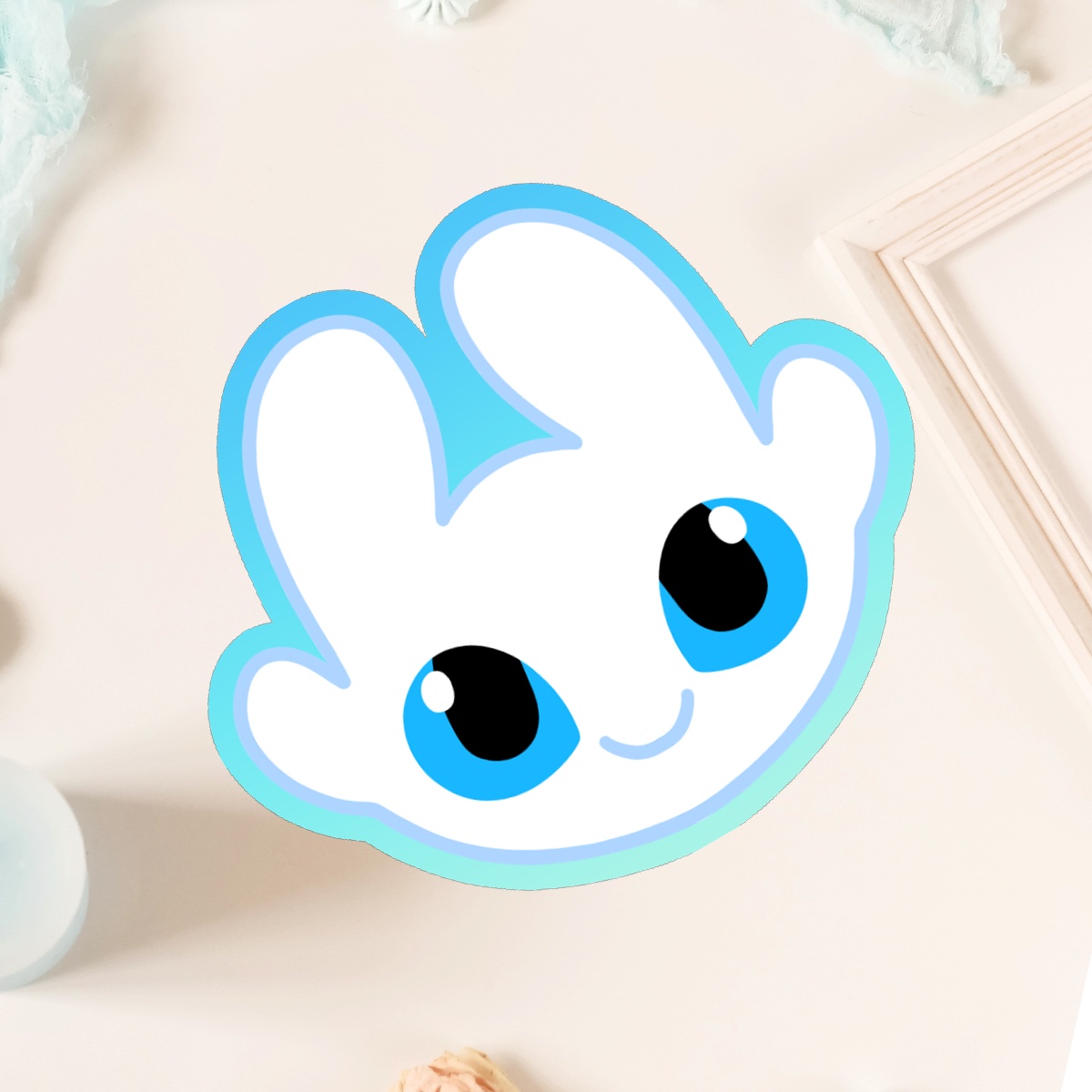 Light Fury Soft Stickers