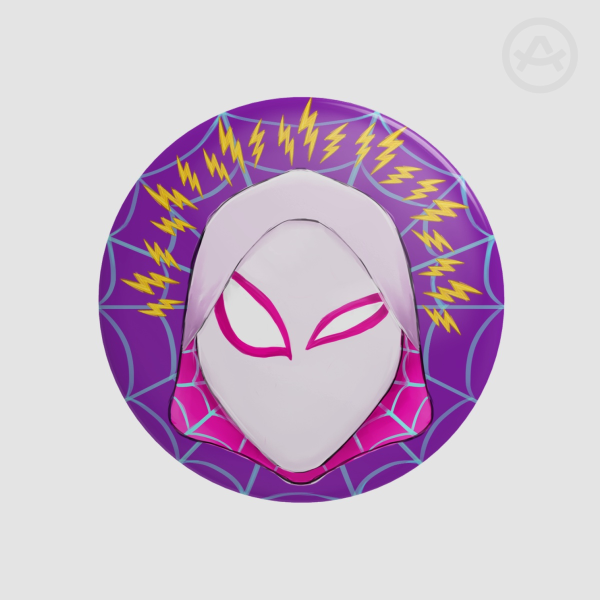 Marvel Spidey Sense Gwen Stacy Button Pin Badge