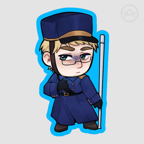 Sweden Hetalia - Mate Sticker - Hetalia World Stars