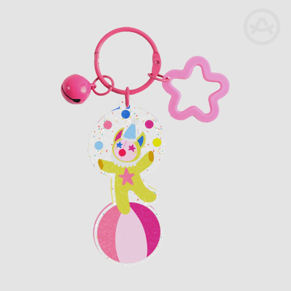 Ningning Glitter Keychain