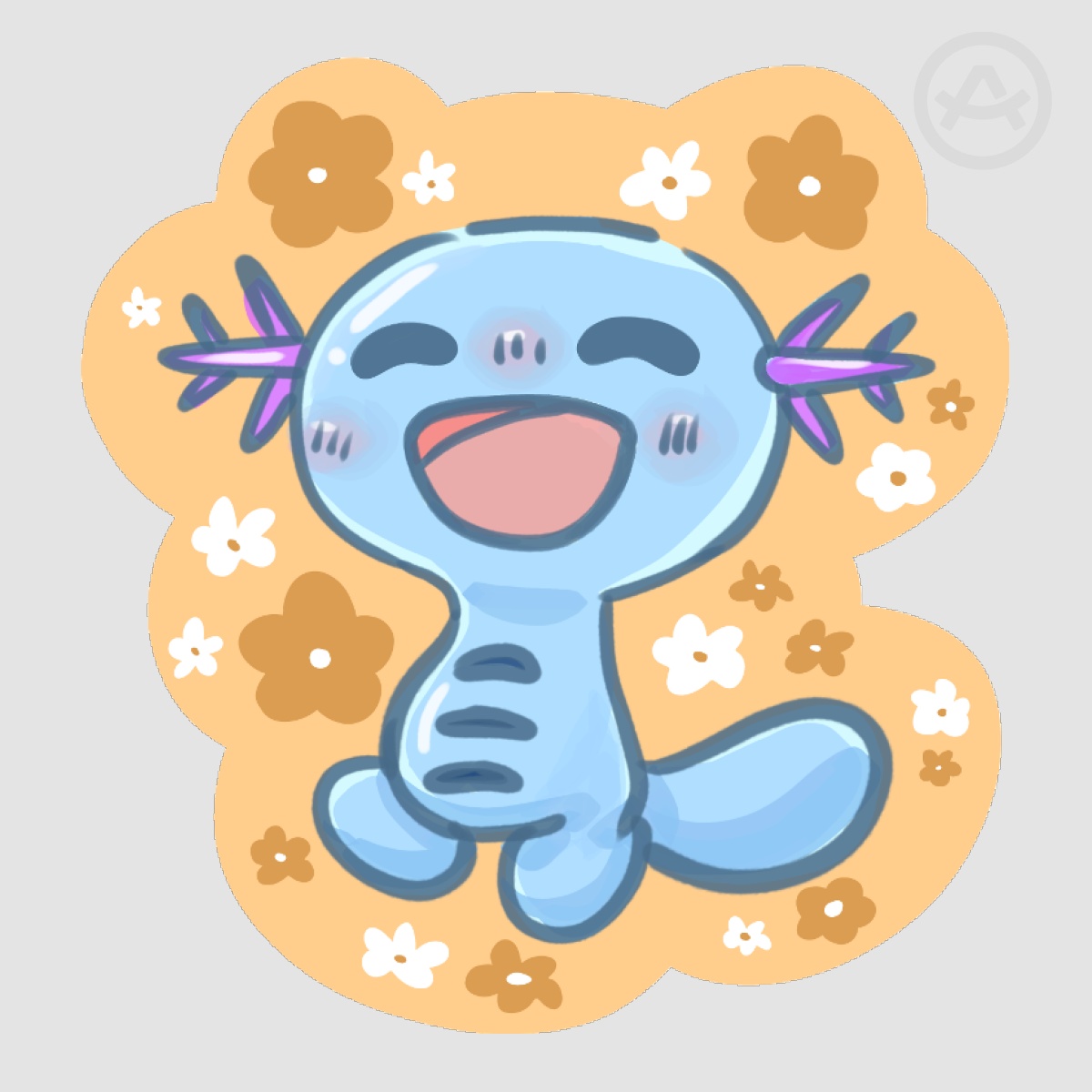 Wooper | Die Cut Sticker