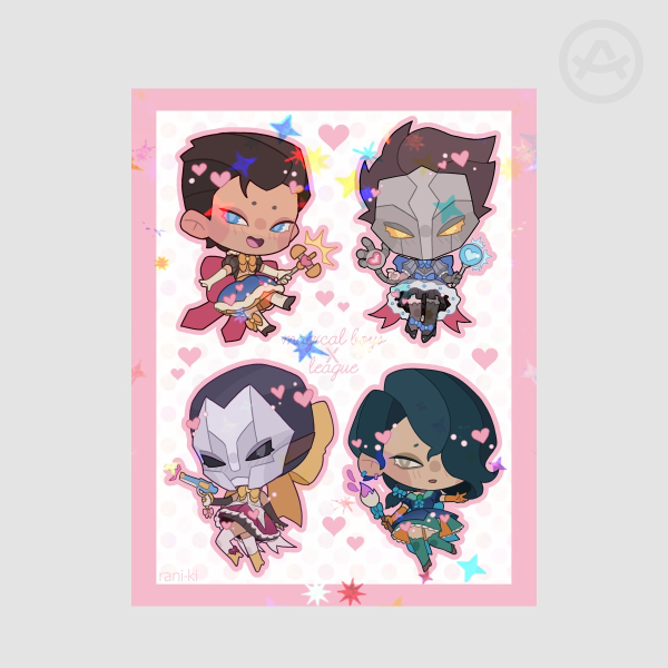 Magical Boys x League - Stickers Sheet