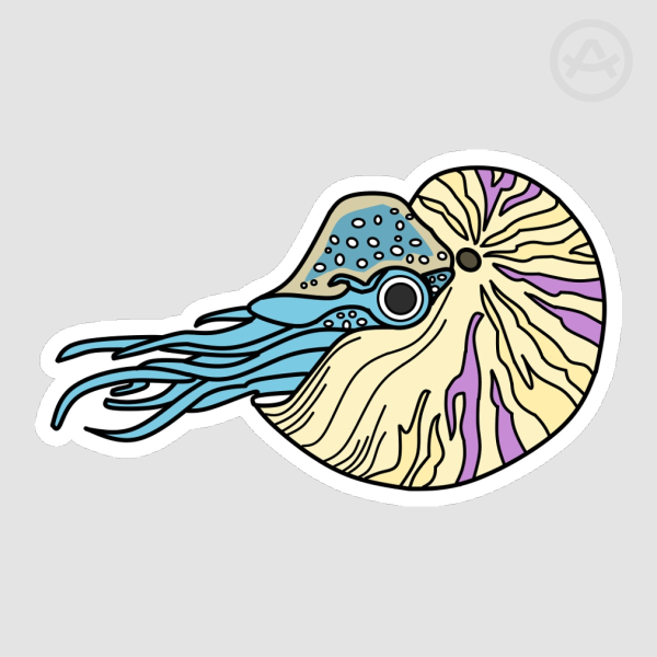 Omanautilus Sticker