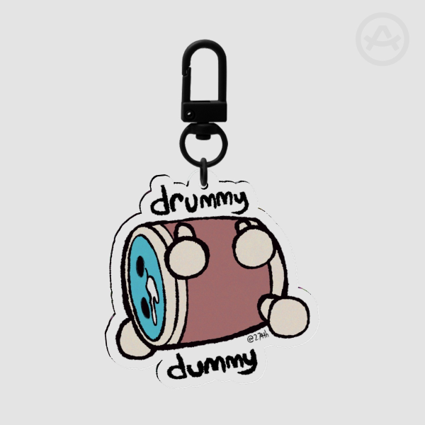 Katsu Drummy Dummy Acrylic Keychain