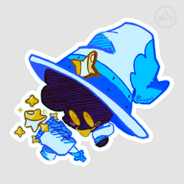 Black Mage Sticker