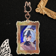 [ OC ] Jorwyn - wood keychain