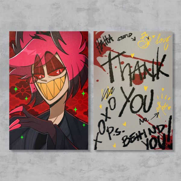 001 | Hazbin Hotel | Alastor Yukata Postcard