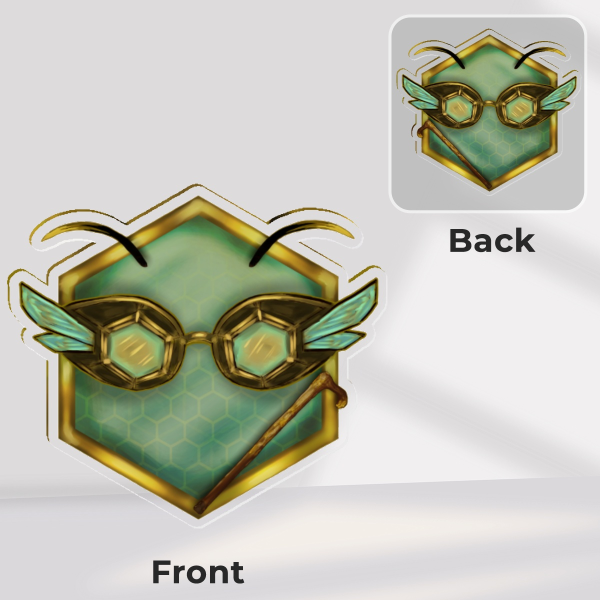 Lady bee's dnd token Pin