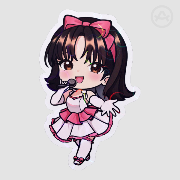 Chibi Mima Kirigoe Holo Sticker