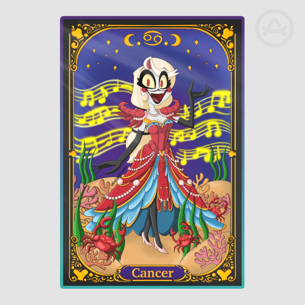 Charlie Cancer Zodiac Sign Sticker