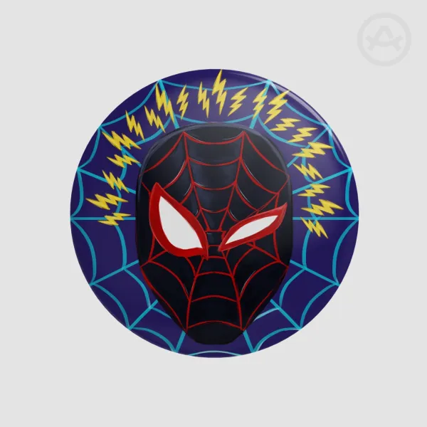 Marvel Spidey Sense Miles Morales Button Pin Badge