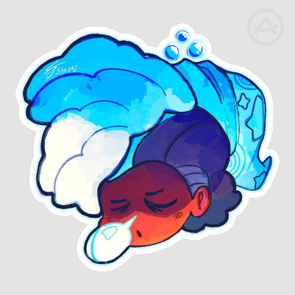 Sleepyhead Sticker